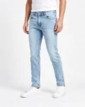 THURSDAY Slim-Fit Light Acid Wash Denim Jeans