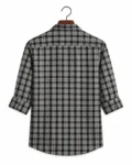 Plaid Shirt on Wooden Hanger