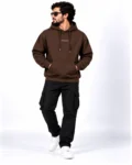 THURSDAY Chocolate Brown Oversized Hoodie