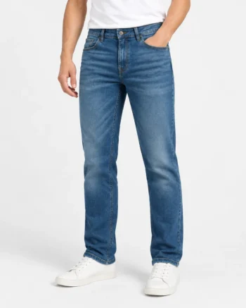 THURSDAY Slim-Fit Dusty Blue Denim Jeans