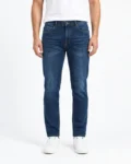 THURSDAY Slim-Fit Indigo Acid Wash Denim Jeans