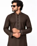 Modern Brown Kurta Fashion Look