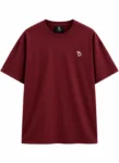 THURSDAY Burgundy Oversized T-Shirt