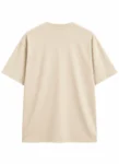 Minimal Beige T-Shirt with TD Logo