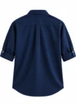 Navy Button-Up Shirt Catalog Shot