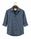THURSDAY Navy Check Shirt