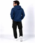 Navy Hoodie Streetwear Model