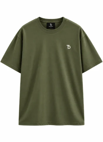 THURSDAY Olive Green Oversized T-Shirt