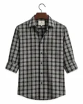 THURSDAY Black Check Shirt